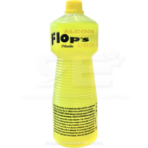 ALCOOL LIQ. 46,2° 1L FLOPS CITRONELA
