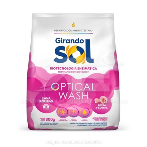 LAVA R. PO GIRANDO SOL 800GR FLORAL ROSA