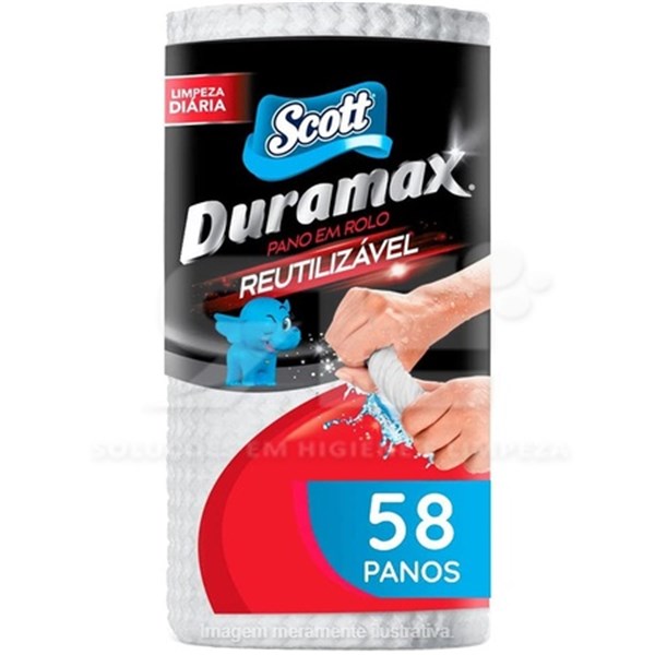 PANO MULTI USO SCOTT DURAMAX 21X21,5 C/58 BRANCO
