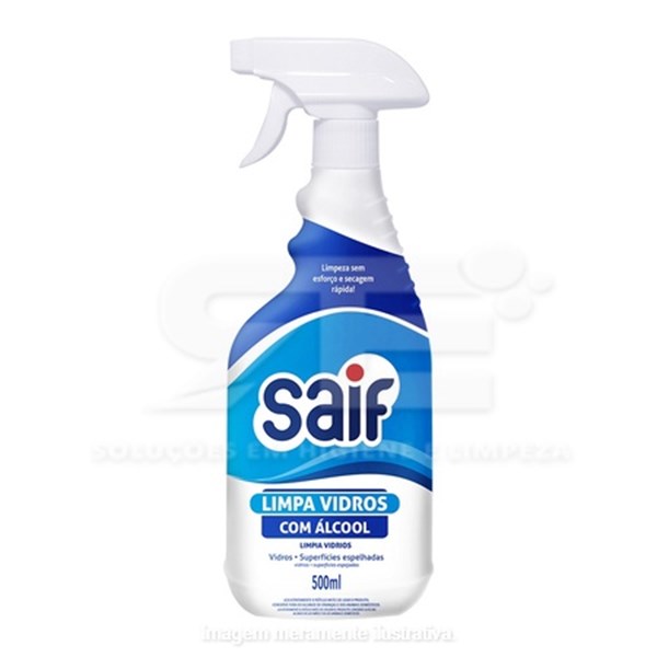 LIMPA VIDRO SAIF 500ML GATILHO