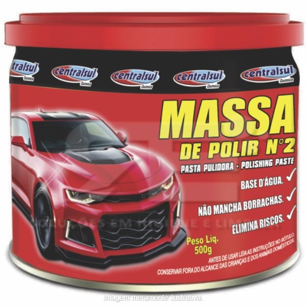 MASSA DE POLIR Nº 2 CENTRALSUL 500GR