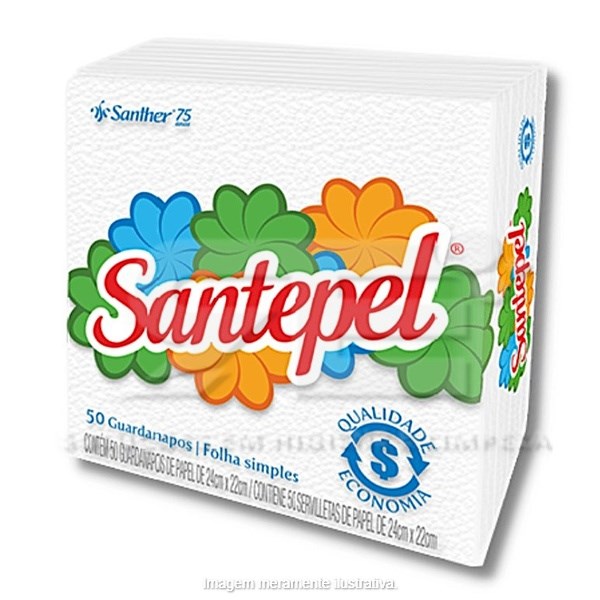 GUARDANAPO SANTEPEL 24X22 C/50
