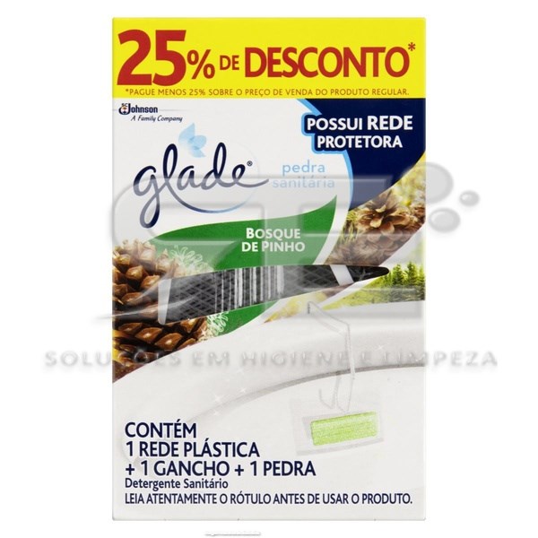 PEDRA SANITARIA GLADE 25% BOSQUES PINHO