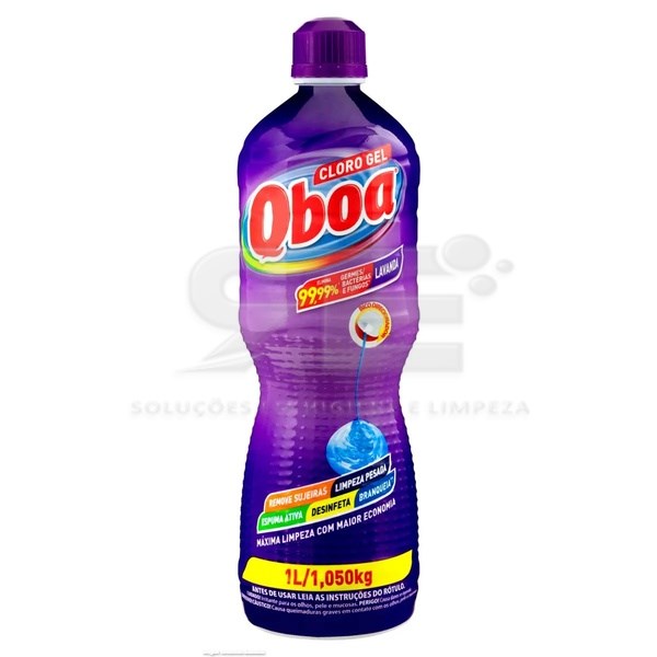 QBOA CLORO GEL LAVANDA 1L