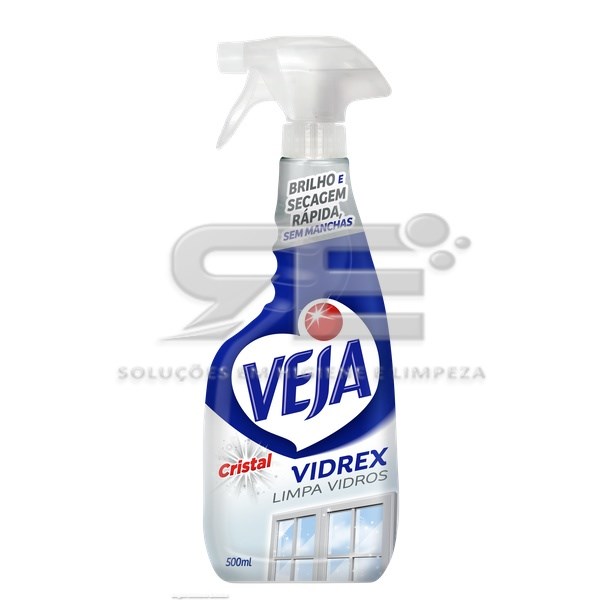 LIMPA VIDRO VEJA VIDREX 500ML CRISTAL GATILHO