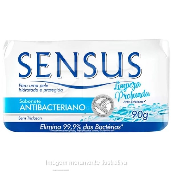 SABONETE BARRA SENSUS ANTIBAC 90GR LIMP. PROF.