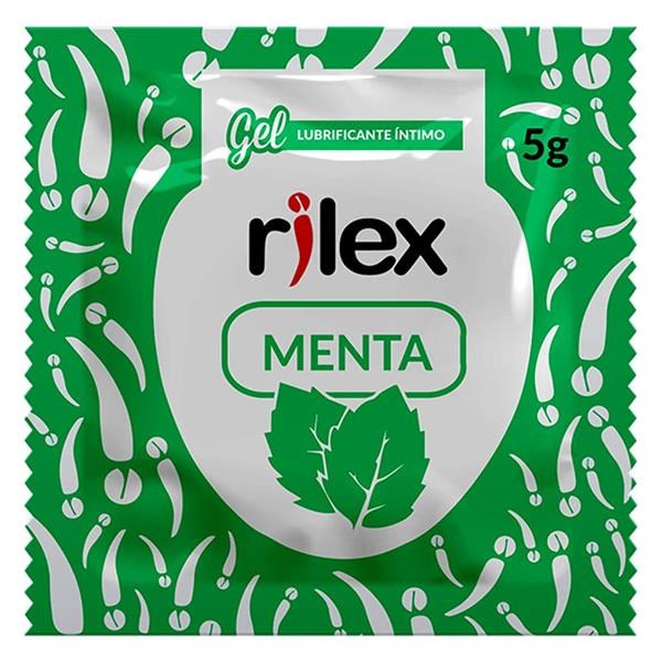 GEL LUBRIFICANTE COM AROMA DE MENTA SACHÊ COM 3 UNIDADES 5G RILEX