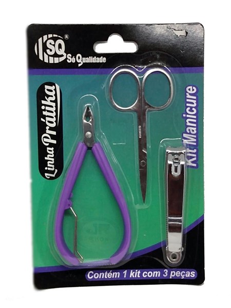 KIT MANICURE COM 3 PEÇAS - Dheyse Store TECH