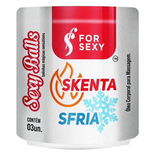SEXY BALLS SKENTA SFRIA COM 3 UNIDADES FOR SEXY
