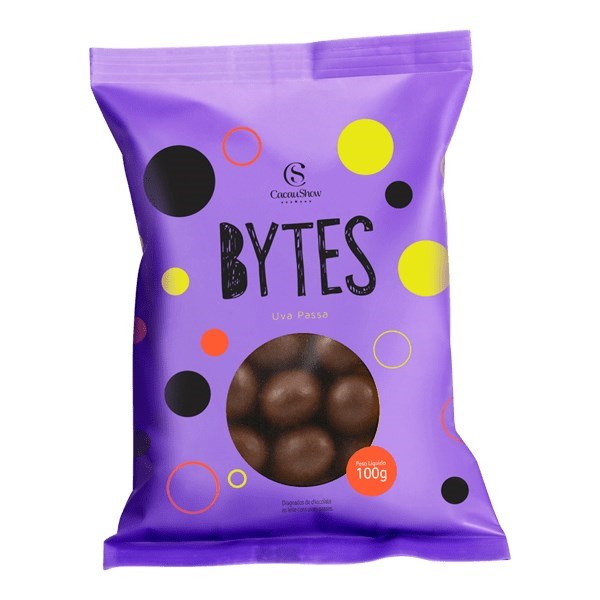 BYTES DE CHOCALATE UVAS PASSAS 100G