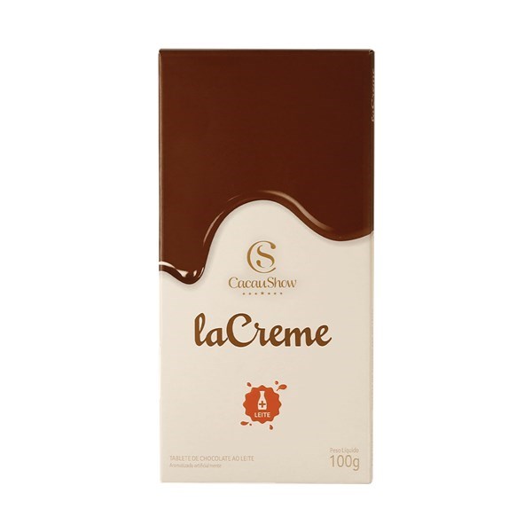 TABLETE - LACREME CHOCOLATE AO LEITE  100G