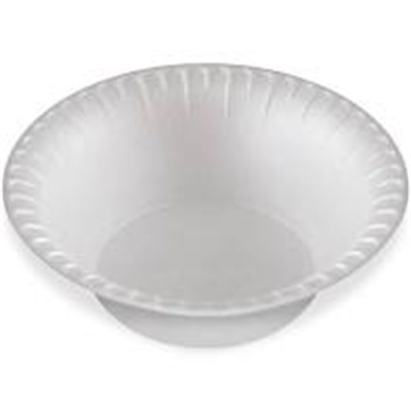 Cumbuca funda 15cm branca cf 15 20UN totalplast