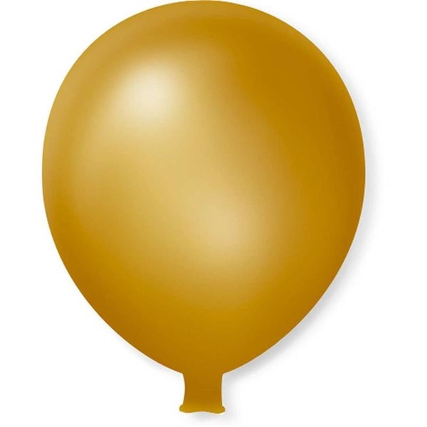 Balão super gigante dourado são roque