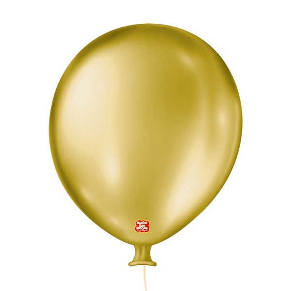 Balão gigante cintilante dourado são roque