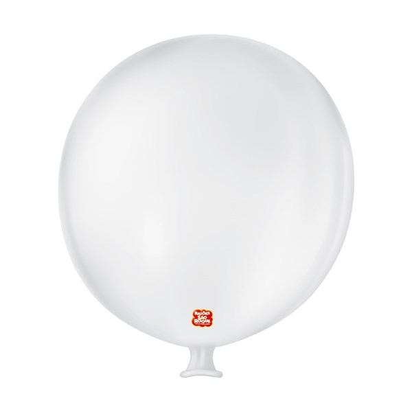 Balão gigante liso branco polar são roque