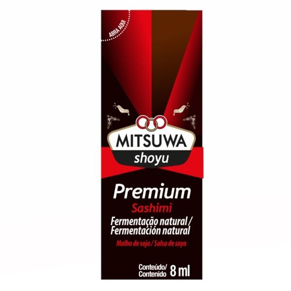 Molho shoyu premium sache 250unx9ml mitsuwa