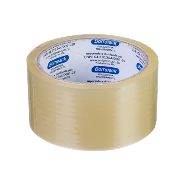 Fita adesiva transparente 48mmx45m un bompack