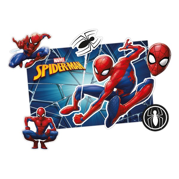 Kit decorativo spider man animação unidade regina festas