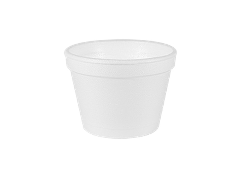 Copo termico de café 120ml 20un branco totalplast