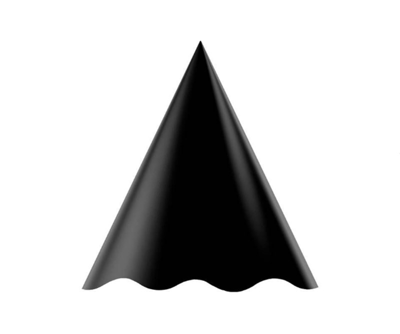 Chapeu festa colors preto 8un regina