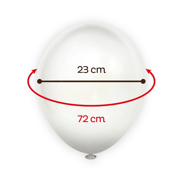 Balão latex redondo 9 pol carnaval 25un regina