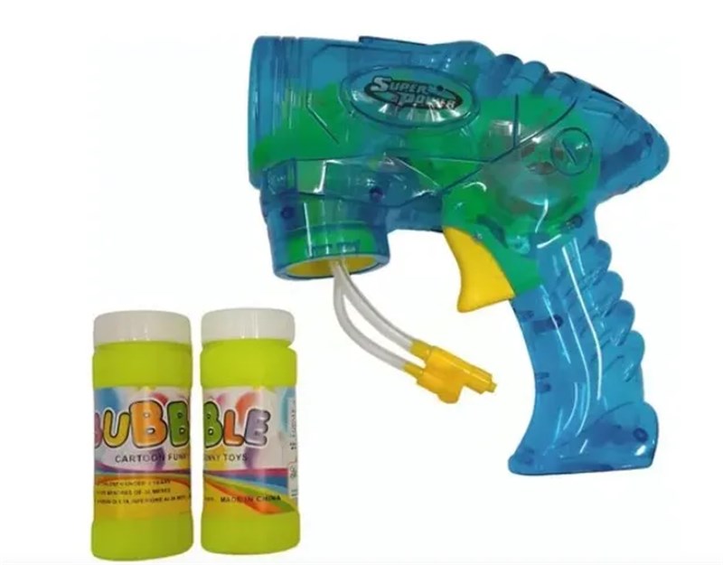 Lança bolhas de sabão 45ml pist especial cor azul