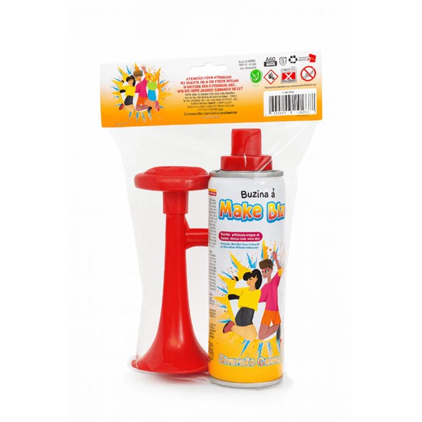 Buzina make susto vermelha 250ml 120g make+