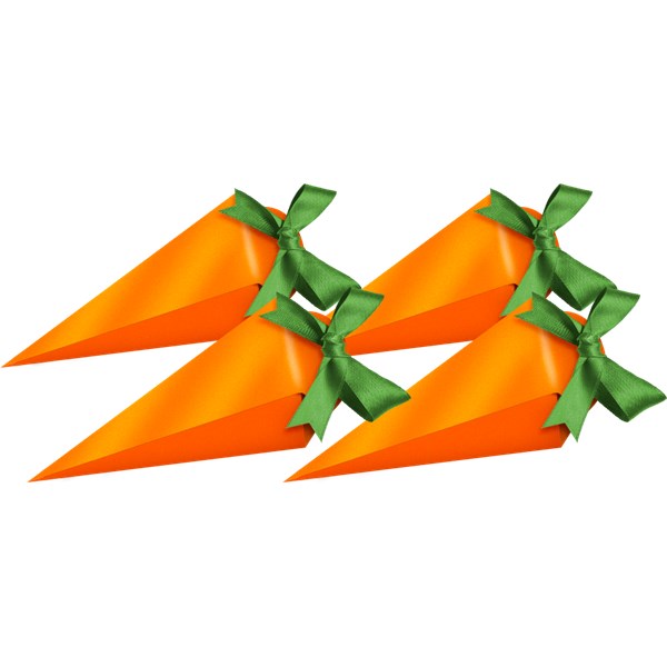 Caixa surpresa cenoura metalizada pascoa elegance 4un regina