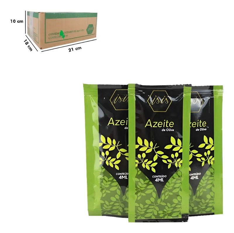 Azeite sache 4ml caixa 200un isis