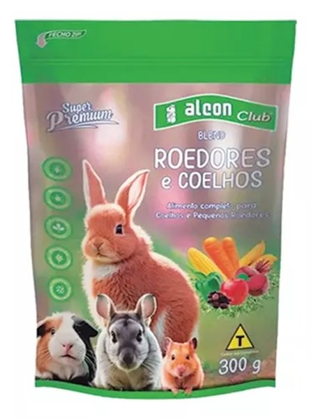 ALCON CLUB ROEDORES E COELHOS 300G