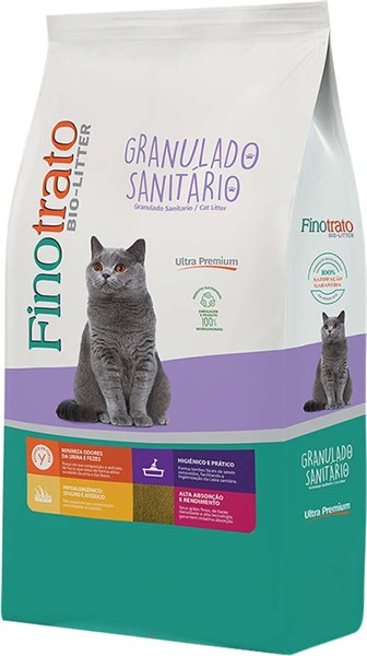 Granulado Sanitário Finotrato Bio-Litter Ultra Premium para Gatos 2kg