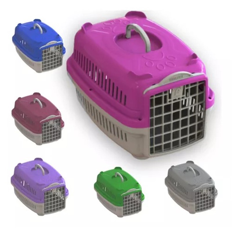 Caixa de Transporte Pata Forte Cães E Gatos Pet Nº 01