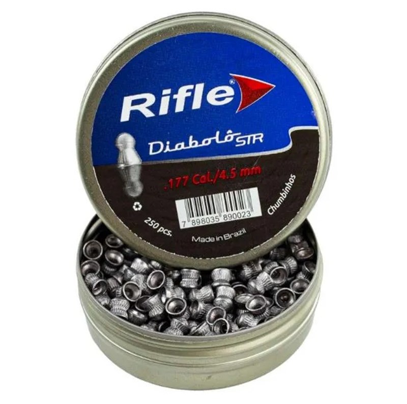 Chumbinho Rifle Diabolô STR - 4,5mm - 500 Unidades