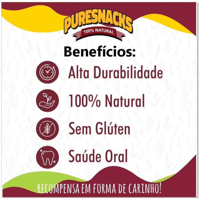 Osso Femur Suíno Defumado Puresnacks