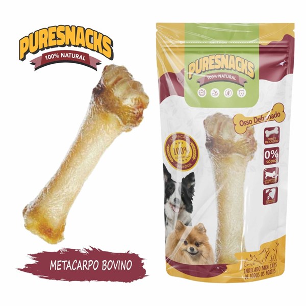 Metacarpo Bovino Defumado Natural Puresnacks
