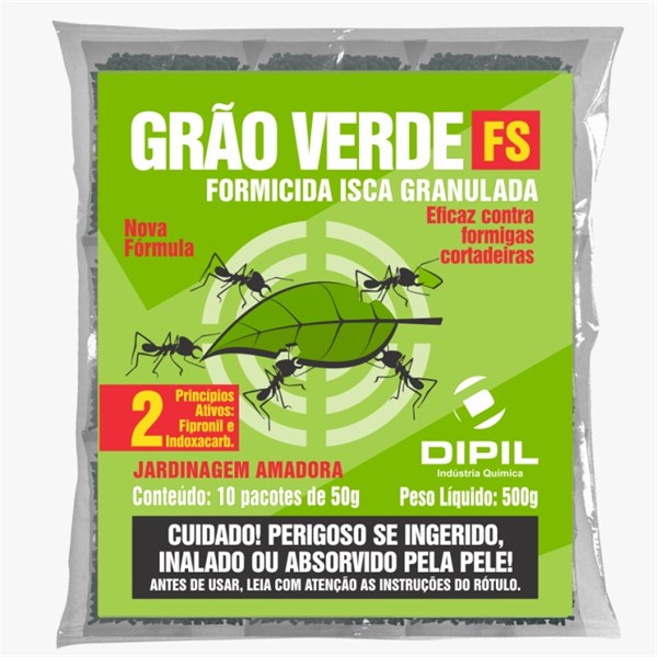 Grão Verde 50g isca Granulada para Formigas Cortadeiras