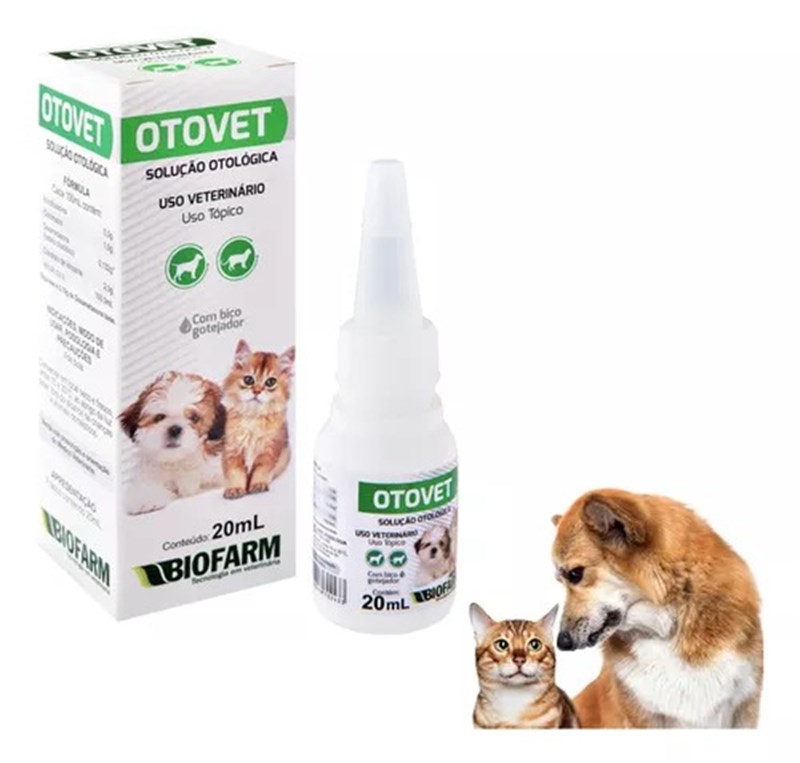 Otovet Solução Otológica Para Cães E Gatos 20ml