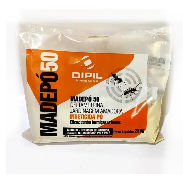 Madepó 50 Pacote 250g contra Formigas Caseiras