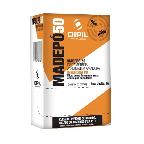 Madepó 50 Pacote 250g contra Formigas Caseiras