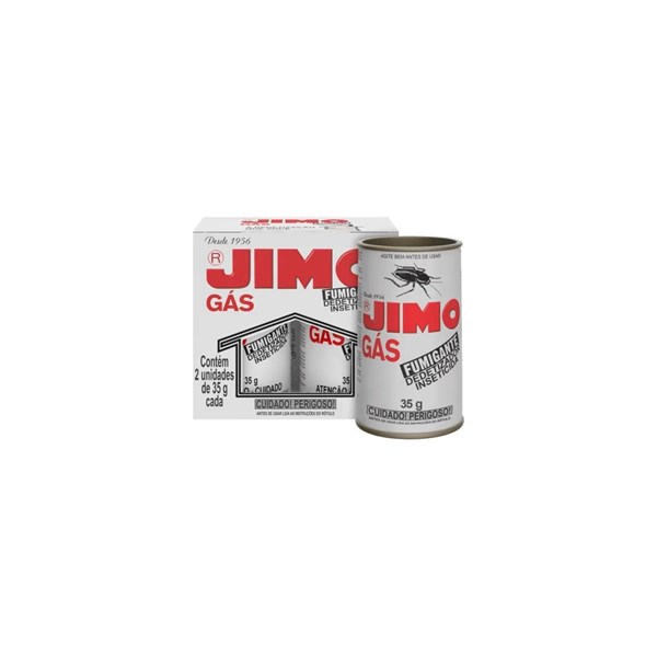 Jimo Inseticida Gás Fumigante 2 Unidades 35g