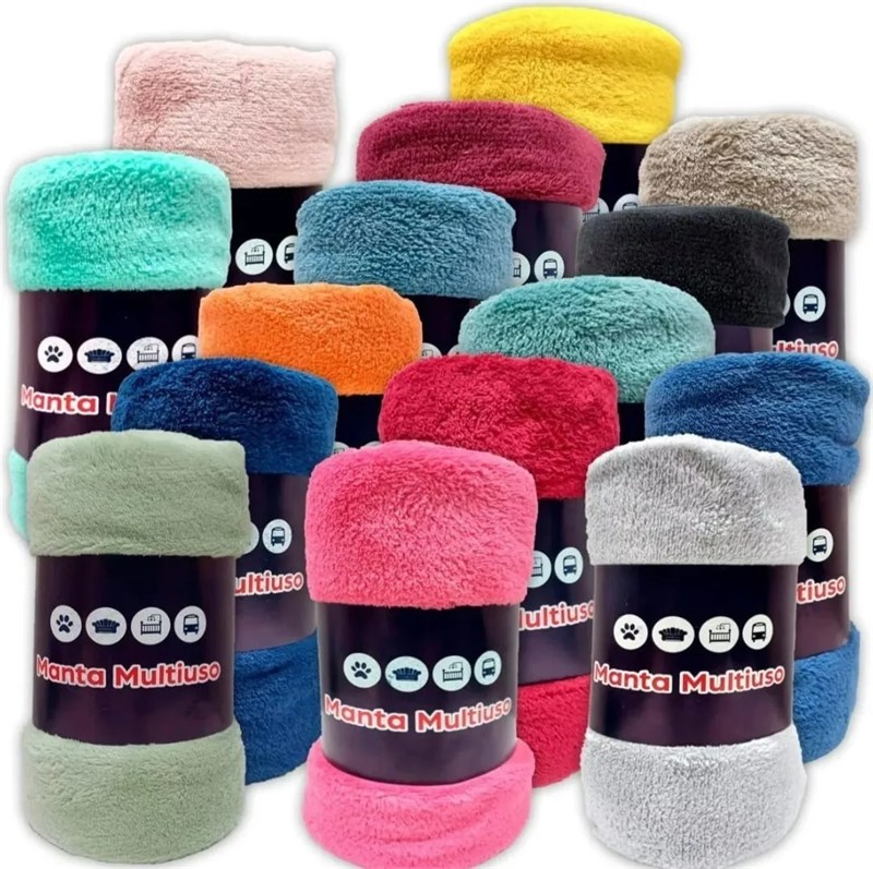 Manta Cobertor Pet Micro Fibra 0,90 x 1,10cm