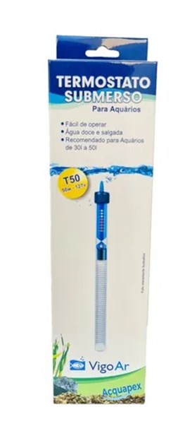 Termostato 50W para Aquário Vigo Ar 110V