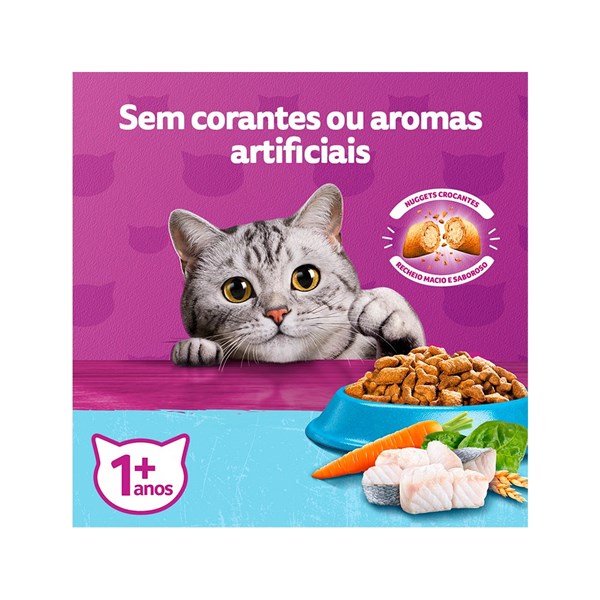 Ração Whiskas Gatos Castrados Peixe 900g