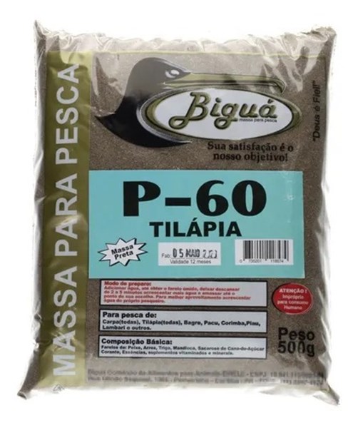 Massa para Pesca P-60 Tilápia 500g