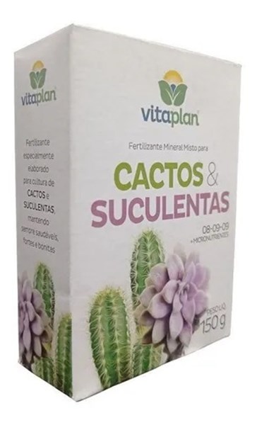 Adubo Fertilizante Para Cactos E Suculentas Vitaplan 150
