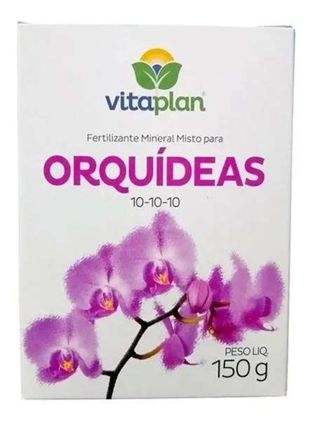 Fertilizante Mineral Misto Orquídeas 10-10-10 Vitaplan 150g