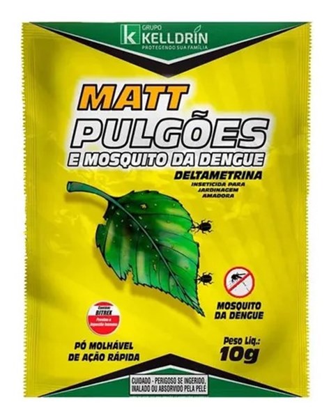 Kelldrin 100 Matt Pulgões E Mosquito Da Dengue 10g