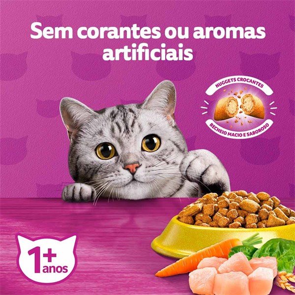 Ração Whiskas Gatos Adultos Frango 900g