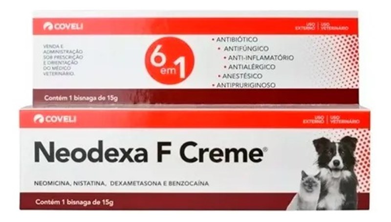 Neodexa F Creme para Cães e Gatos 15 g