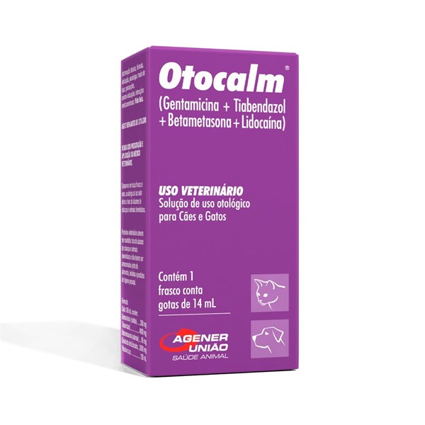 Otocalm Solução Otológica Cães e Gatos 14 ml
